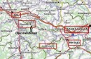 Situation géographique d'Oberuzwil-Bichwil près de St.-Gall. Source: carte Viamichelin