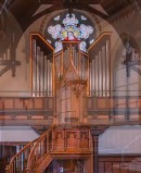 Orgue de l'église réformée d'Oberarth. Source: https://www.ref-arth-goldau.ch/