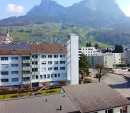 Vue extérieure du Centre protestant de Schwyz (ville). Source: https://www.google.ch/maps/
