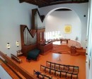 Vue intérieure de l'église réformée de Lugano. Source: www.google.ch/maps/