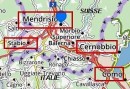 Situation géographique de Mendrisio. Source: fr.viamichelin.ch/web/Cartes