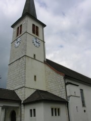 Eglise de Courrendlin. Cliché personnel