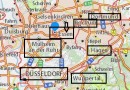 Situation de Essen en Allemagne. Source: carte Viamichelin