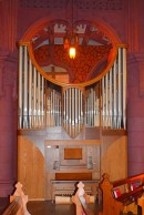 Vue de l'orgue de choeur. Cliché personnel: 07. 2023