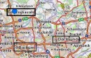 Situation de Recklinghausen. Source: Viamichelin