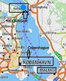 Géographie pour Helsingör. Source: Viamichelin