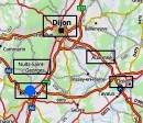 Carte pour Beaune. Source: Viamichelin