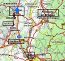 Carte pour Colmar (Viamichelin)