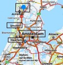 Alkmaar, situation. Source: Viamichelin