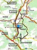 Lichtenstein: carte Viamichelin