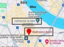 Situation du Stadtcasino, Bâle (carte)