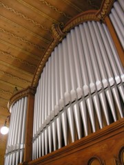 Autre vue de la façade de l'orgue. Cliché personnel