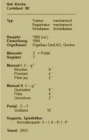 Cortébert, orgue (selon: http://www.orgelverzeichnis.ch/)