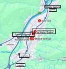 Carte pour Bellinzone (église réformée et Collégiale notamment)