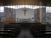 Intérieur de l'église de Vicques. Cliché personnel