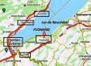 Yvonand (carte Viamichelin)