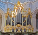 Orgue Silbermann de la Hofkirche de Dresde. Crédit: //de.wikipedia.org/