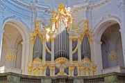 L'orgue G. Silbermann de la Hofkirche de Dresde. Crédit: //de.wikipedia.org/