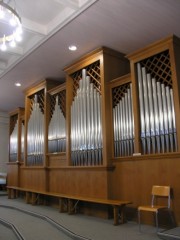 Vue de l'orgue à Bassecourt. Cliché personnel