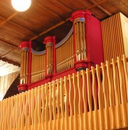 Château-d'Oex, Temple, le nouvel orgue St-Martin. Cliché personnel