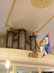 Vue de l'orgue depuis la nef. Cliché personnel