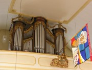 L'orgue de Lentigny. Un buffet remarquable. Cliché personnel