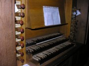Les claviers de l'orgue. Cliché personnel