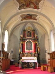 Choeur magnifique de l'église. Cliché personnel