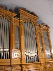 Façade de l'orgue. Cliché personnel