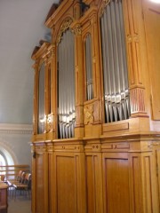 Perspective du buffet de l'orgue. Cliché personnel