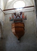 L'orgue de Valère à Sion. Un instrument très ancien. Cliché personnel (en 2010)