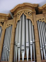 Buffet d'orgue, Courchapoix. Cliché personnel