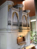 Orgue Füglister (1969) de l'église de Martigny-Bourg. Cliché personnel