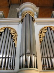 Le buffet de l'orgue. Cliché personnel