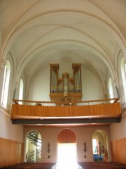 L'orgue Metzler de Montsevelier. Cliché personnel