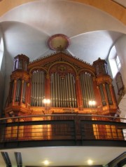 Une dernière vue de l'orgue Merklin à Martigny. Cliché personnel