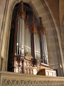 Orgue Merklin de l'église Ste-Elisabeth, Bâle. Cliché personnel (2006)