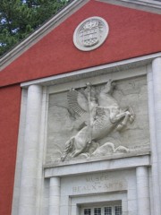 Le haut-relief du Musée des Beaux-Arts: par C. L'Eplattenier. Cliché personnel