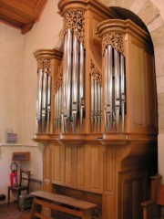 L'orgue Späth, de trois-quarts. Cliché personnel