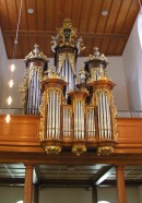 Grand Orgue de la Stadtkirche d'Aarau (1962, par Kuhn). Cliché personnel effectué début juillet 2007