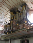 Grand Orgue Metzler (1988) de l'église de Bremgarten an der Reuss. Cliché personnel (2007)