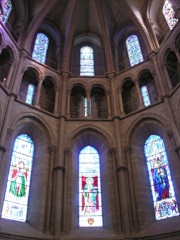 Vue du choeur de la cathédrale, Genève. Cliché personnel