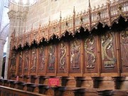 Vue partielle des stalles. Cathédrale de Genève. Cliché personnel