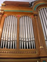 Détail du buffet de l'orgue. Cliché personnel