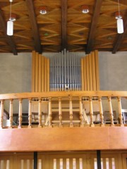 Vue rapprochée de l'orgue. Cliché personnel