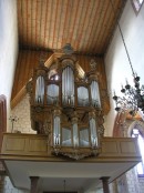Vue du magnifique orgue Silbermann/Metzler de la Predigerkirche. Cliché personnel (automne 2006)
