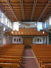 Intérieur de l'église de Courfaivre. Cliché personnel