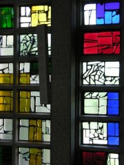Panneaux de vitraux, F. Léger. Cliché personnel