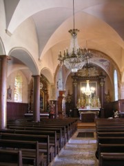 Vue intérieure de l'église. Cliché personnel