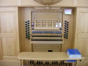 La console de l'orgue. Cliché personnel